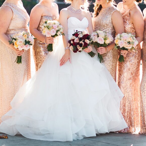 Hayley Paige, Londyn Gown, Size 4 Ivory Wedding Dress - Picture 7 of 10